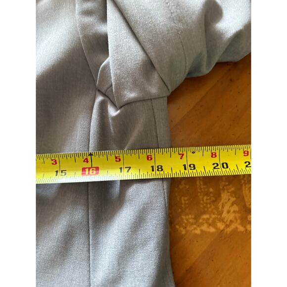 J. Crew Women's Double Button Blazer Classic Style Heathered Gray Size 10 - Picture 11 of 12